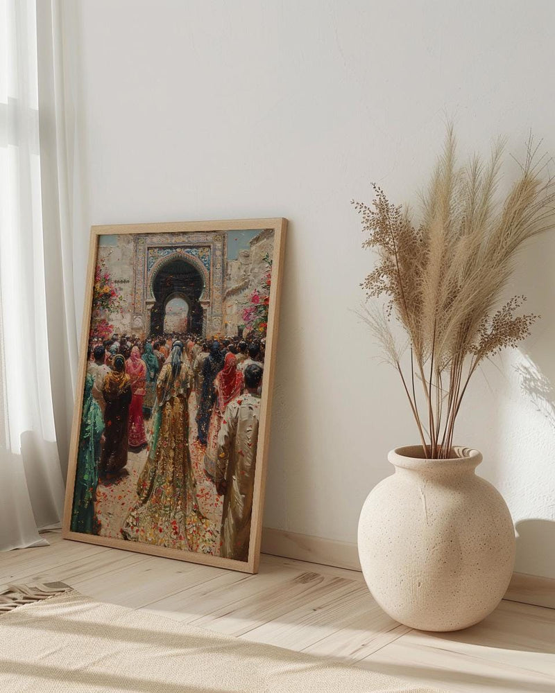 Moroccan Wedding Art, Ammariya Palanquin - Islamic Wall Art