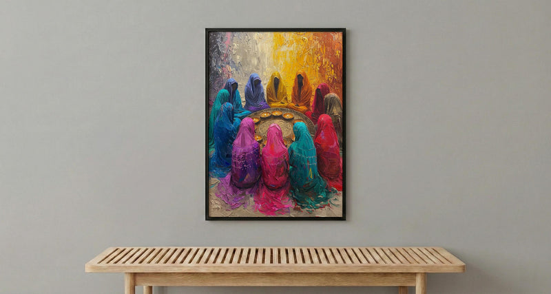 Henna Party Poster, Lailat al Henna Art - Muslim Bride Gift