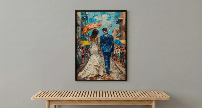 New Orleans Art, Second Line Parade - Louisiana Wedding Gift