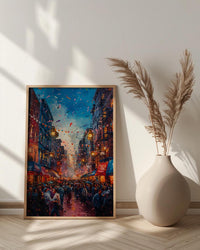 Brooklyn Street Art, Block Party Wedding Print - Urban Decor