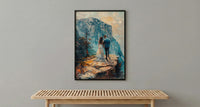 Yosemite Elopement Art Print, National Park Decor - Newlywed Gift