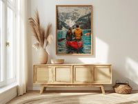 Banff Honeymoon Art, Canadian Rockies Print - Travel Decor