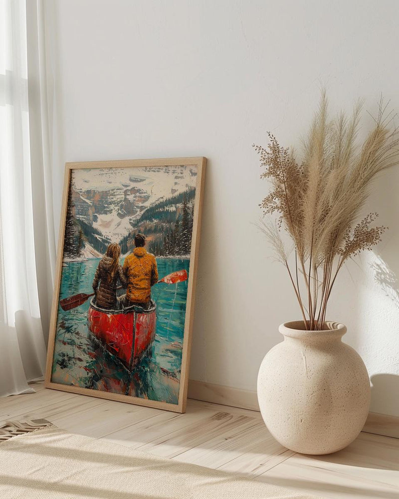 Banff Honeymoon Art, Canadian Rockies Print - Travel Decor