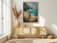 Hawaii Beach Wedding Wall Art, Maui Travel Poster - Tropical Honeymoon Art
