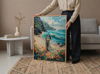 Hawaii Beach Wedding Wall Art, Maui Travel Poster - Tropical Honeymoon Art