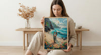 Hawaii Beach Wedding Wall Art, Maui Travel Poster - Tropical Honeymoon Art
