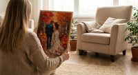 New England Fall Wall Art, Autumn Wedding Poster - Rustic Decor