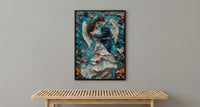 The Lovers Tarot Art Print, Mystic Wedding Decor - Newlywed Gift