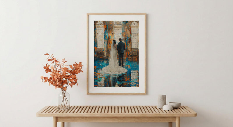 The Hierophant Art, Traditional Mystic Print - Wedding Gift