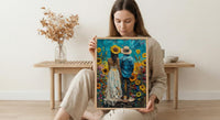 The Sun Tarot Art, Joyful Mystic Decor - Newlywed Couple Gift