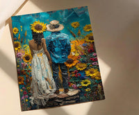 The Sun Tarot Art, Joyful Mystic Decor - Newlywed Couple Gift