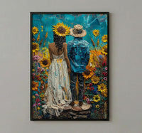 The Sun Tarot Art, Joyful Mystic Decor - Newlywed Couple Gift