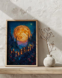 Three of Cups Wall Art, Tarot Wedding Print - Mystic Coven Gift