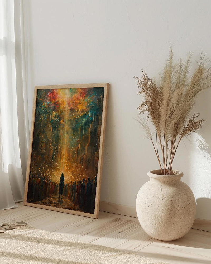 Ten of Cups Poster, Spiritual Family Art Print - Mystic Decor