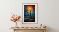 The World Tarot Art, Cosmic Dance Print - Esoteric Gift