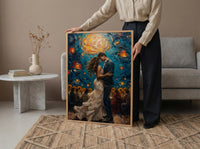 The Sun Tarot Poster, Sunflower Wedding Art Print - Astrology Gift