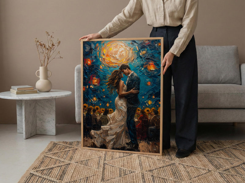The Sun Tarot Poster, Sunflower Wedding Art Print - Astrology Gift