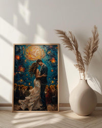 The Sun Tarot Poster, Sunflower Wedding Art Print - Astrology Gift