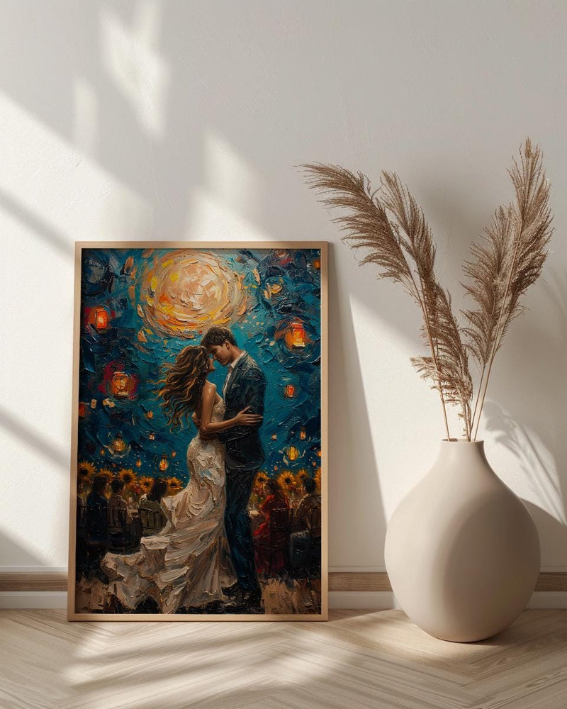 The Sun Tarot Poster, Sunflower Wedding Art Print - Astrology Gift