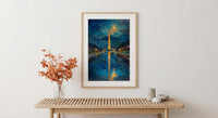 Washington Monument Wall Art, Patriotic DC Decor - Historic Landmark Print