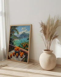 Brazil Window Poster, Rio De Janeiro Decor - Tropical Acai Landscape