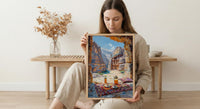 Petra Window Poster, The Treasury Decor - Red Rock Cave Landscape