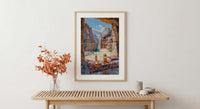 Petra Window Poster, The Treasury Decor - Red Rock Cave Landscape