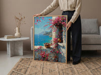 Bodrum Window Art Print, Aegean Sea Decor - White House Fresh Figs