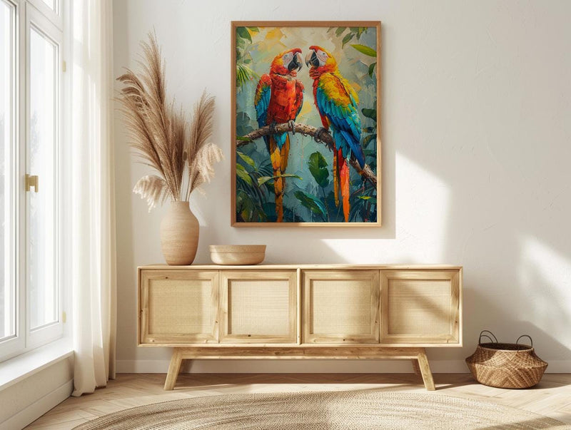Amazon Rainforest Wall Art, Tropical Jungle Decor - Vibrant Nature Print