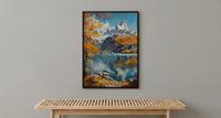 Mount Fitz Roy Wall Art, Patagonia Landscape Decor - Majestic Mountain Print