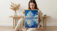 Salar De Uyuni Poster, Bolivia Salt Flats Decor - Surreal Landscape Art