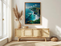 Cliffs Of Moher Art Print, Ireland Coastal Decor - Dramatic Ocean Poster