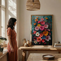 Medellin Wall Art, Colombia Spring Decor - Flower Festival Print