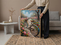 Istanbul Art Print, Pink Tulip Decor - Emirgan Park Landscape