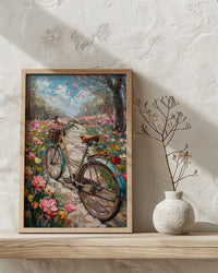Istanbul Art Print, Pink Tulip Decor - Emirgan Park Landscape