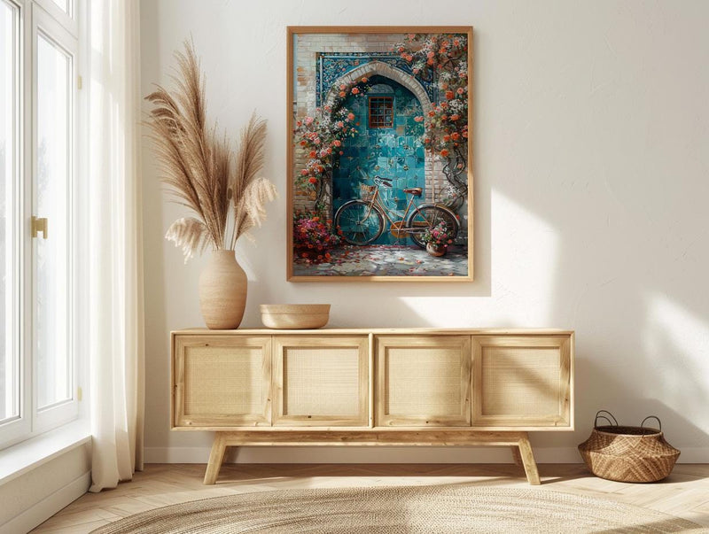 Shiraz Art Print, Orange Blossom Decor - Persian Courtyard