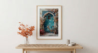Shiraz Art Print, Orange Blossom Decor - Persian Courtyard