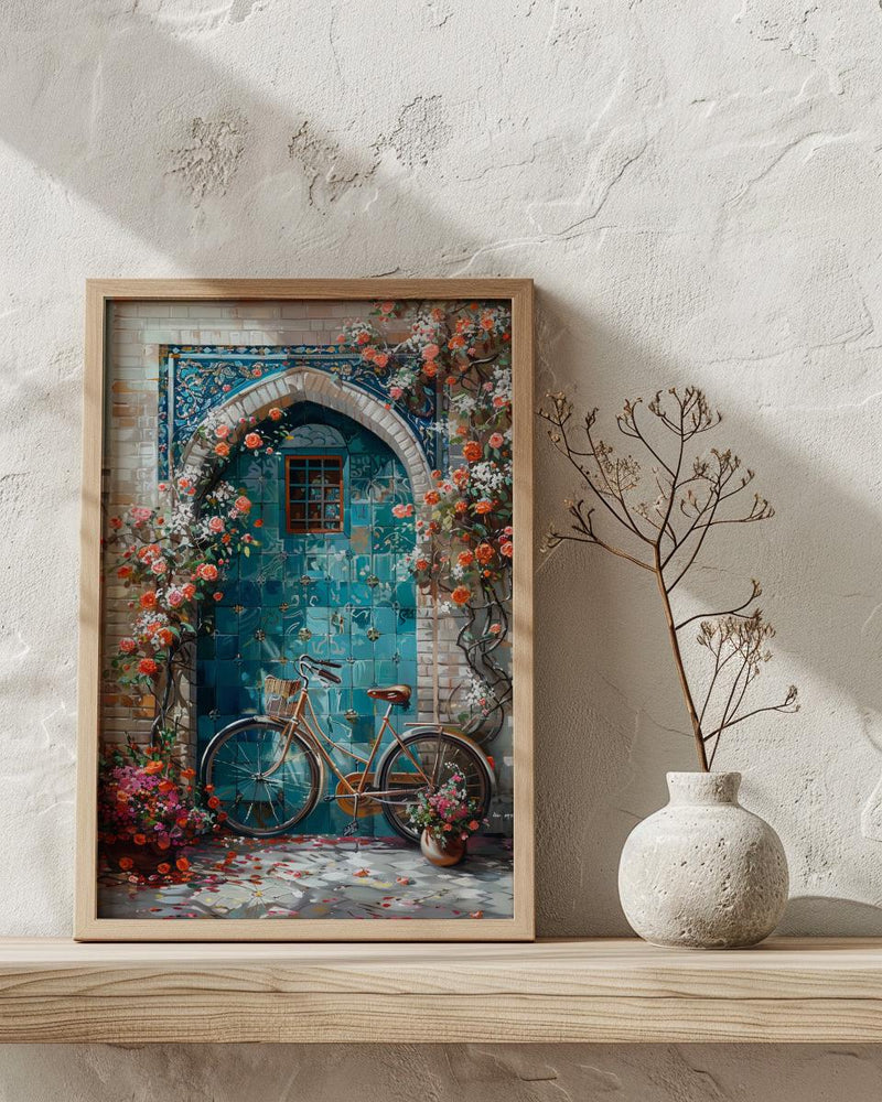 Shiraz Art Print, Orange Blossom Decor - Persian Courtyard