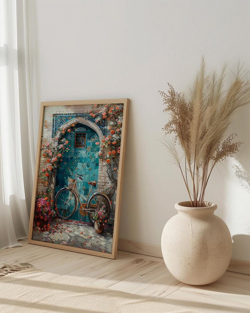 Shiraz Art Print, Orange Blossom Decor - Persian Courtyard