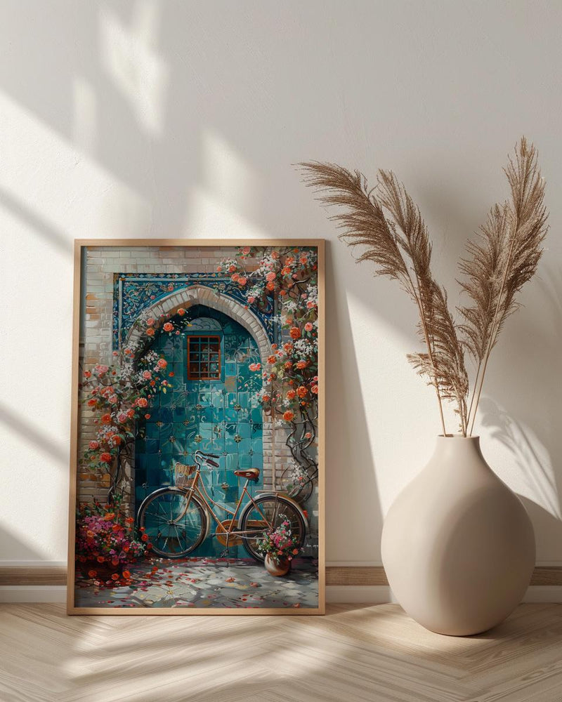 Shiraz Art Print, Orange Blossom Decor - Persian Courtyard