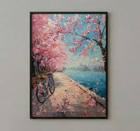 Washington DC Art Print, Spring Floral Wall Decor - Cherry Blossom Art