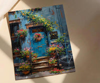 Brooklyn Wall Art, New York City Decor - Spring Stoop Print