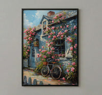 Nantucket Poster, New England Decor - Coastal Spring Art