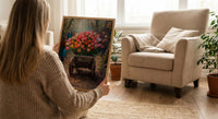 Victoria BC Wall Art, Spring Garden Decor - Colorful Tulip Print