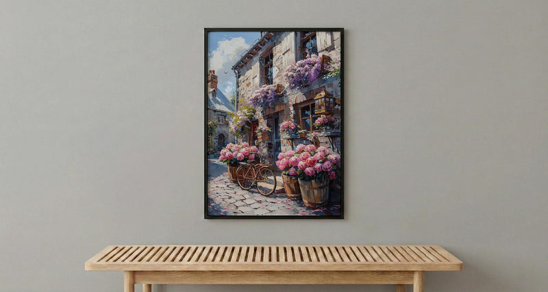 Montreal Wall Art, Flower Market Decor - Spring Peonies Print