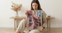 Charleston Poster, Historic Home Wall Decor - Spring Window Box