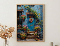 Brooklyn Wall Art, New York City Decor - Spring Stoop Print