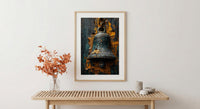 Bell Wall Art, Philadelphia History Decor - Patriotic Americana Print
