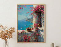 Bodrum Window Art Print, Aegean Sea Decor - White House Fresh Figs
