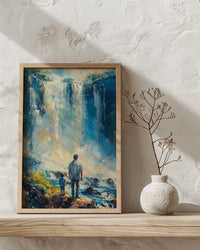 Iguazu Falls Wall Art, Father And Son Decor - Fathers Day Gift